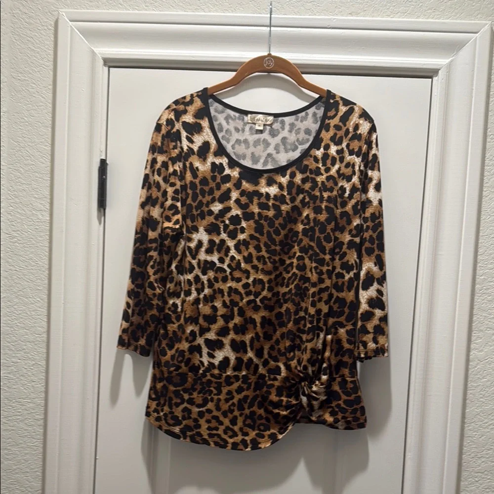 Leopard Print Top - Picture 1 of 4